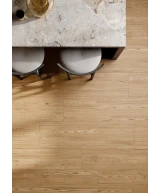 Carrelage 30x120 Honey Wood Larice Nat Rectifié - vue d’ambiance