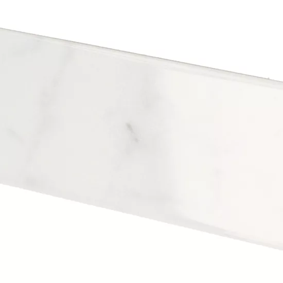 Carrelage Carrara 7,5x30 cm - vue latérale du carreau