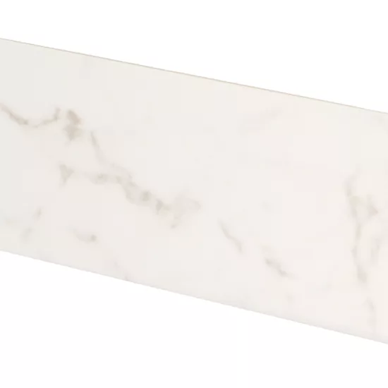 Carrelage Carrara Mat 7,5x30 cm - vue latérale du carreau