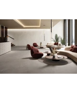 Carrelage 100x100 Noble Stone White Nat Rectifié - vue d’ambiance 2