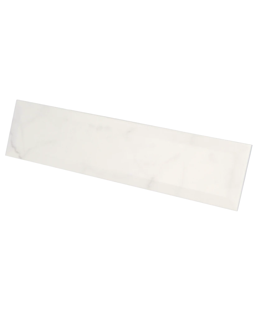Carrelage Carrara Metro Mat 7,5x30 cm - vue latérale du carreau
