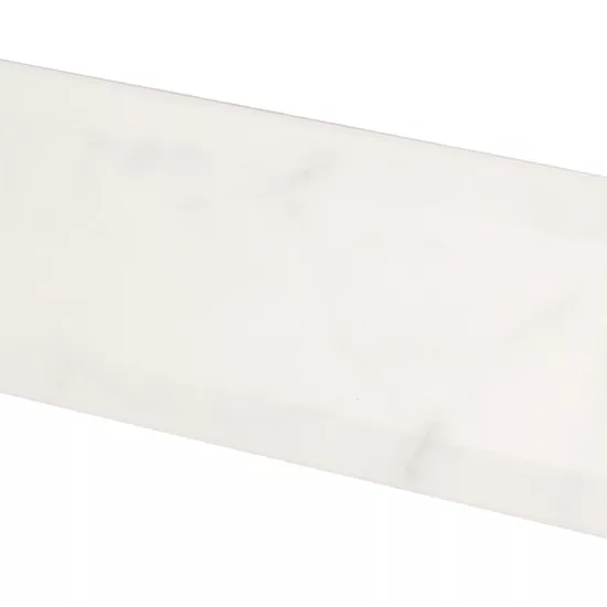Carrelage Carrara Metro Mat 7,5x30 cm - vue latérale du carreau