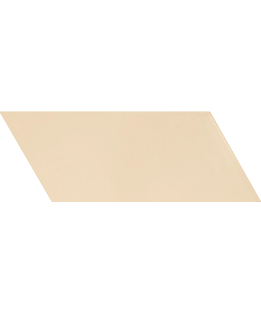 Carrelage Chevron Crema Mate Droit 9x20,5 cm - détail du carreau