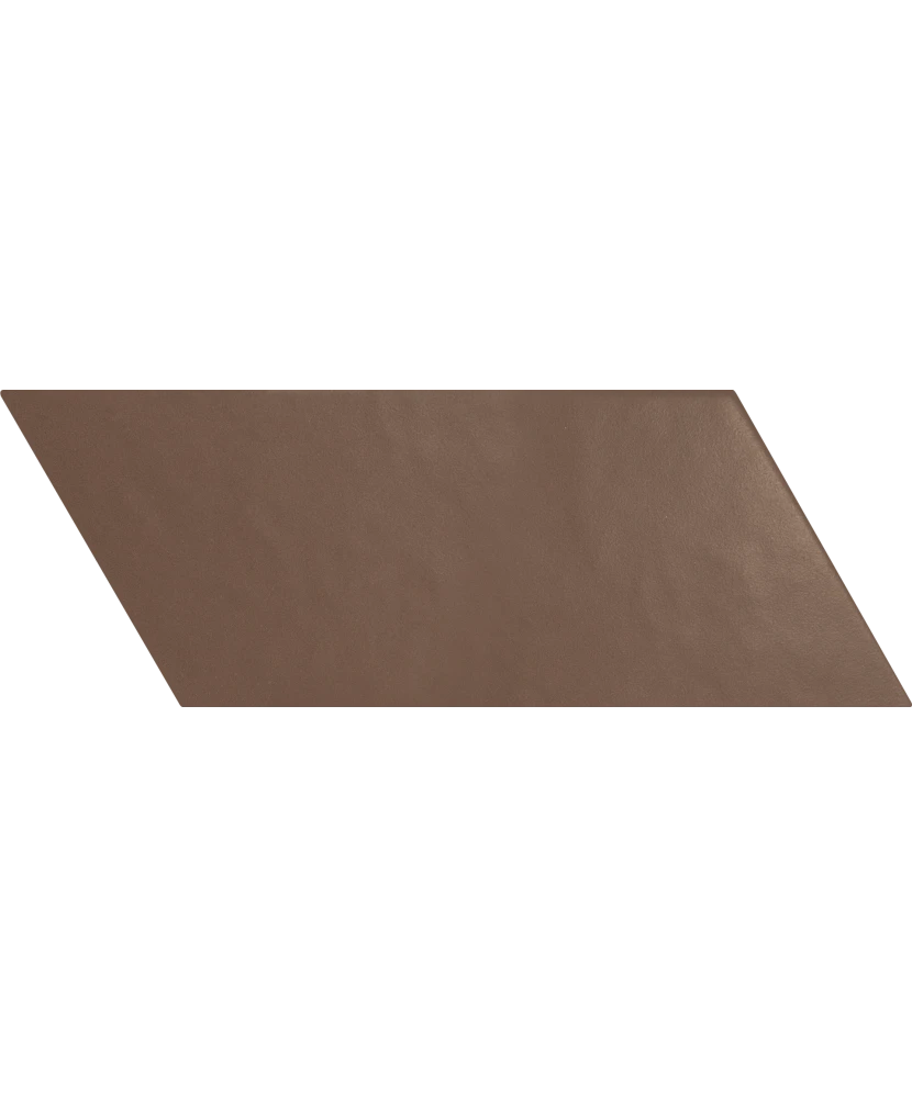 Carrelage Chevron Marron Mate Droit 9x20,5 cm - détail du carreau