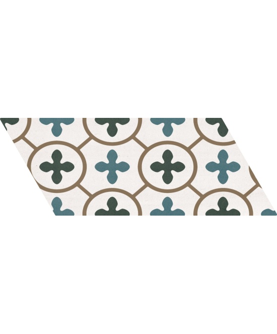 Chevron Patchwork Color Derecho 9x20.5 cm - carrelage NAIS