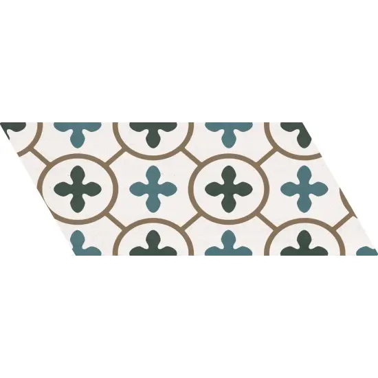 Chevron Patchwork Color Derecho 9x20.5 cm - carrelage NAIS