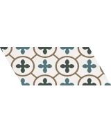 Carrelage Chevron Patchwork Color Droit 9x20,5 cm - détail du carreau