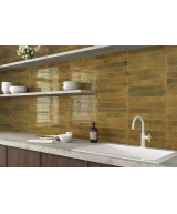 Carrelage Bali Moss 5x40 cm - vue d’ambiance