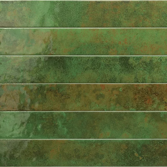 Carrelage Bali Green 5x40 cm - détail du carreau 2