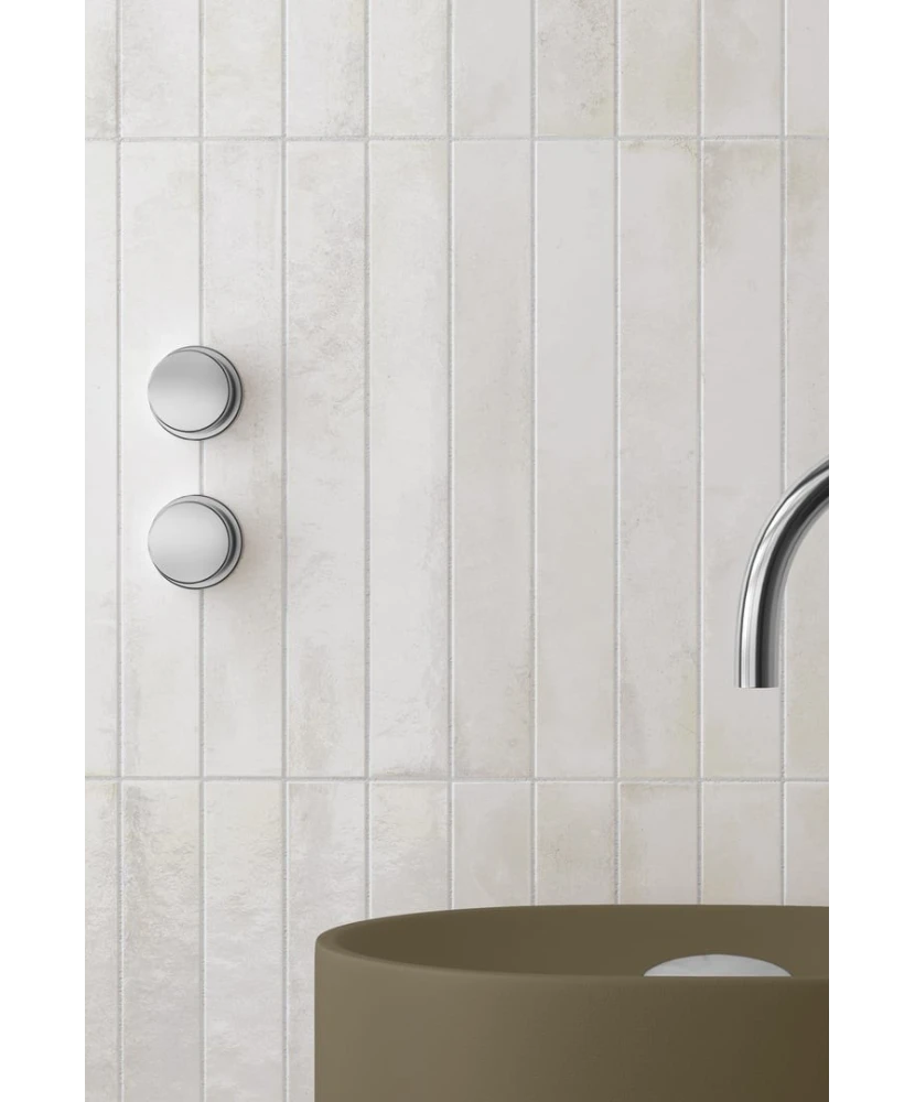 Carrelage Bali White 5x40 cm - vue d’ambiance