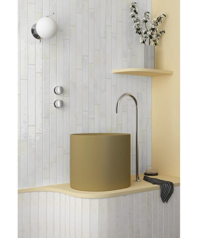 Carrelage Bali White 5x40 cm - vue d’ambiance 2