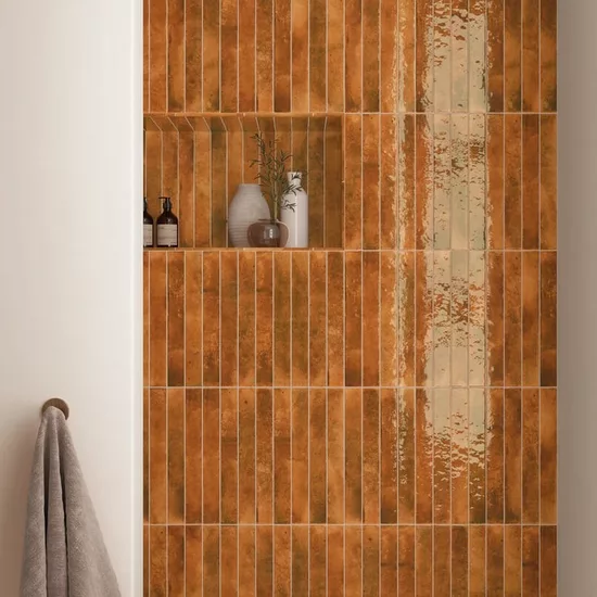 Carrelage Bali Ginger 5x40 cm - vue d’ambiance 2
