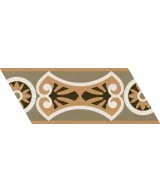 Carrelage Chevron Patchwork Color Droit 9x20,5 cm - détail du carreau 4