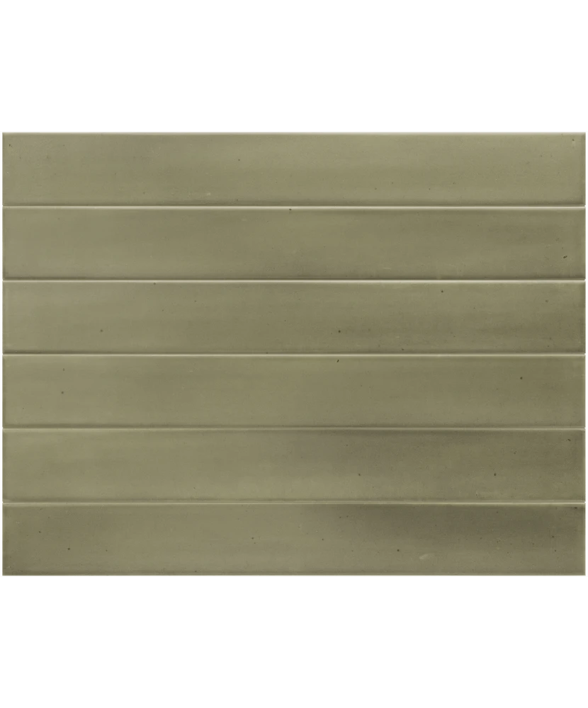 Carrelage Massimo Verd Antique 5x40 cm - détail du carreau 2