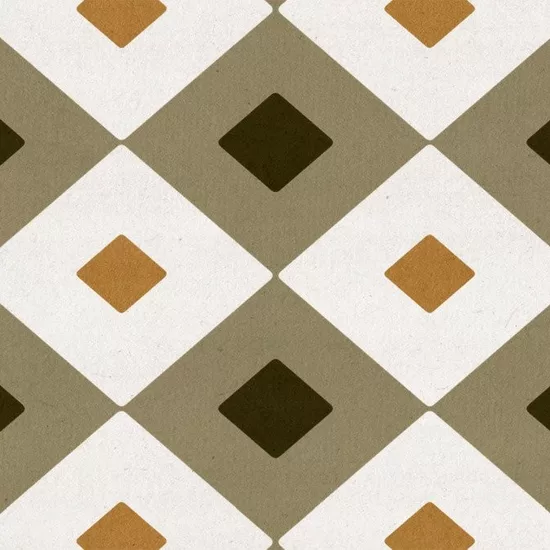Carrelage Chevron Patchwork Color Droit 9x20,5 cm - détail du carreau 5