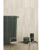 Carrelage Massimo Almond 5x40 cm - vue d’ambiance