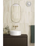 Carrelage Massimo Almond 5x40 cm - vue d’ambiance 2