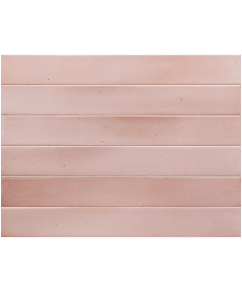 Carrelage Massimo Pink Sand 5x40 cm - détail du carreau 2