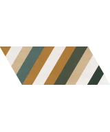 Carrelage Chevron Patchwork Color Droit 9x20,5 cm - détail du carreau 8