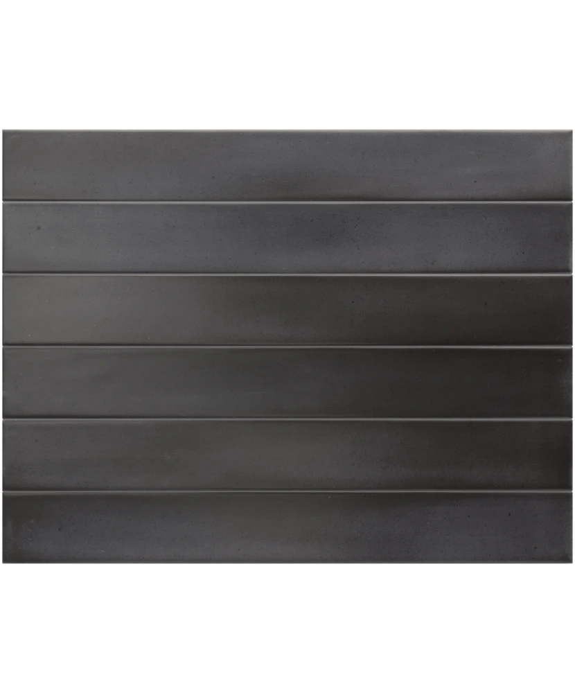 Carrelage Massimo Dark Black 5x40 cm - détail du carreau 2