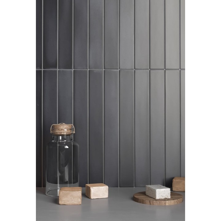 Massimo Dark Black 5x40 cm - carrelage NAIS - image 4