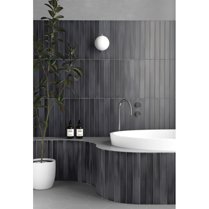 Massimo Dark Black 5x40 cm - carrelage NAIS - image 5