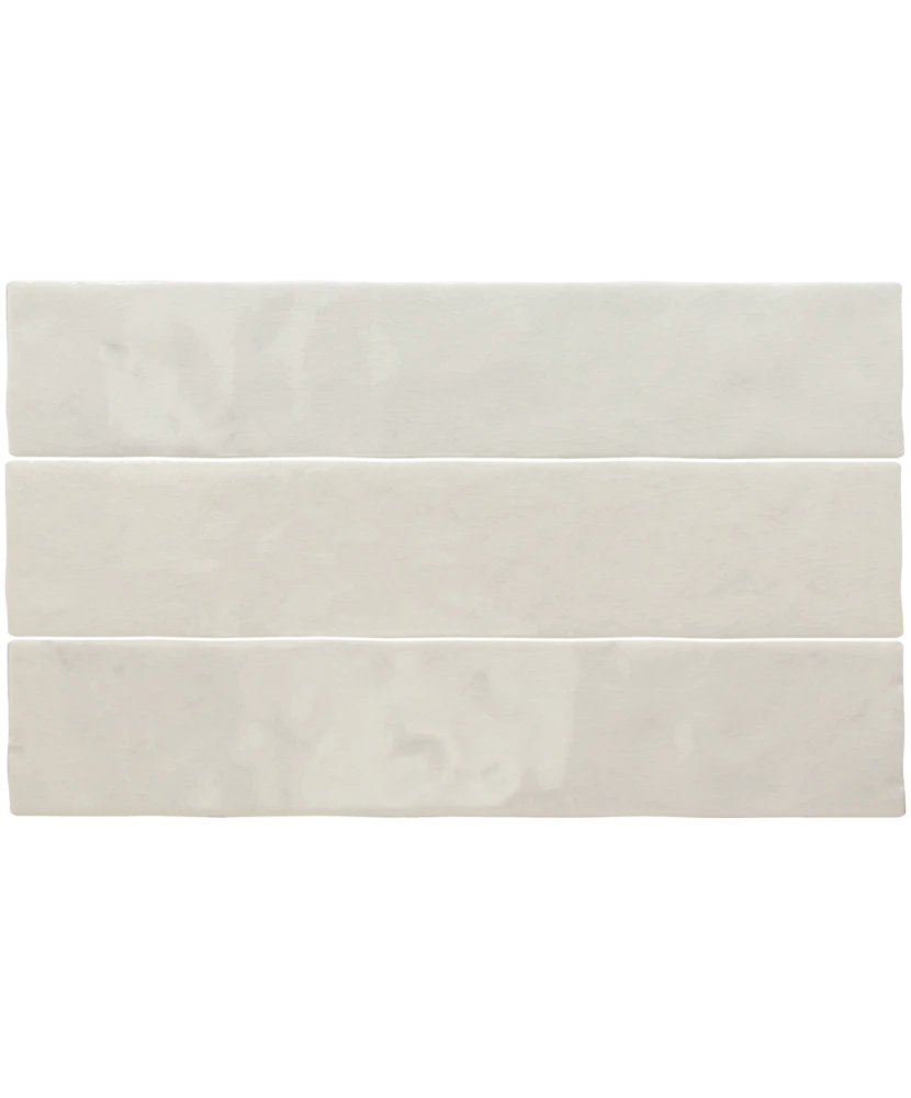 Carrelage Menorca White 6,5x32,8 cm - détail du carreau 2