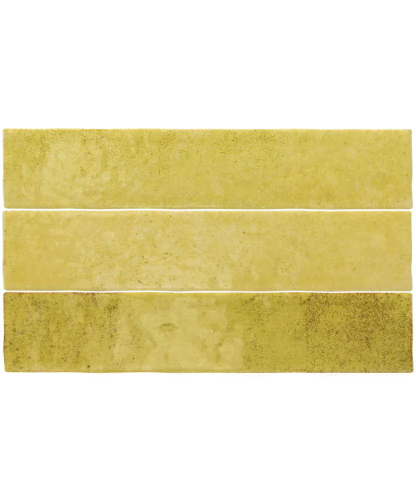 Carrelage Menorca Lime 6,5x32,8 cm - détail du carreau 2