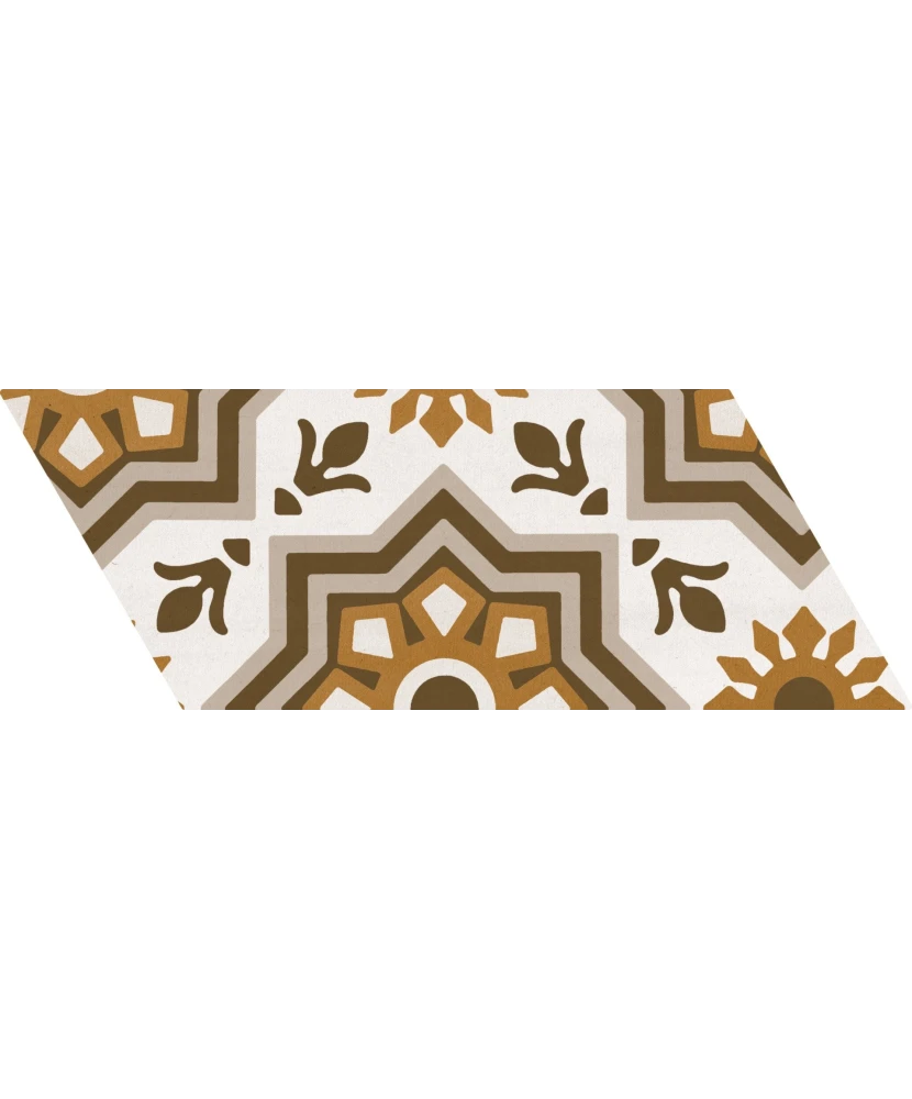 Carrelage Chevron Patchwork Color Droit 9x20,5 cm - détail du carreau 11