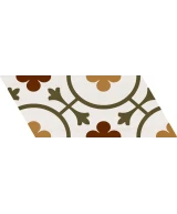 Carrelage Chevron Patchwork Color Droit 9x20,5 cm - détail du carreau 12