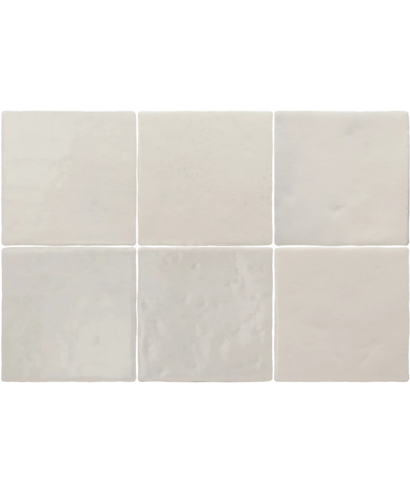 Carrelage Menorca White 10x10 cm - détail du carreau 2