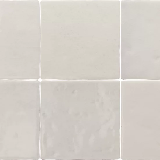 Carrelage Menorca White 10x10 cm - détail du carreau 2