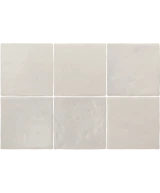 Carrelage Menorca White 10x10 cm - détail du carreau 2
