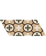 Carrelage Chevron Patchwork Color Droit 9x20,5 cm - détail du carreau 13