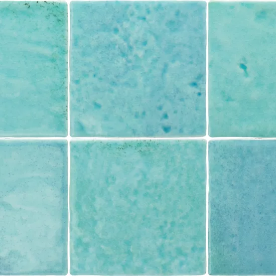 Carrelage Menorca Aqua 10x10 cm - détail du carreau 2