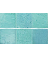 Carrelage Menorca Aqua 10x10 cm - détail du carreau 2