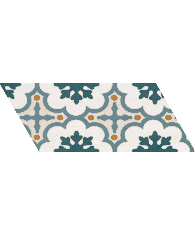 Carrelage Chevron Patchwork Color Droit 9x20,5 cm - détail du carreau 14