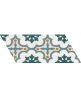 Carrelage Chevron Patchwork Color Droit 9x20,5 cm - détail du carreau 14