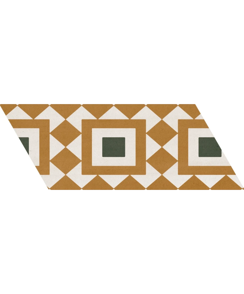 Carrelage Chevron Patchwork Color Droit 9x20,5 cm - détail du carreau 16
