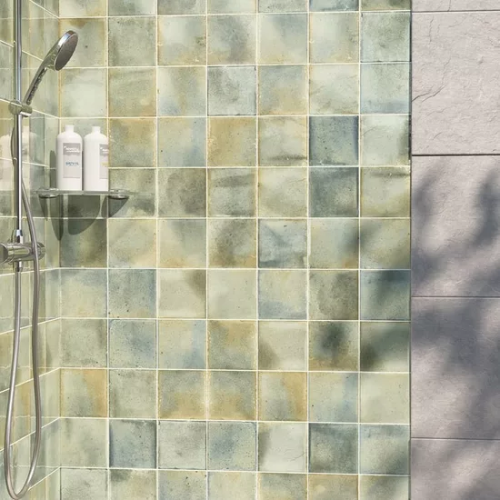 Carrelage Spa&Pools Celadon 15x15 cm - vue d’ambiance 2