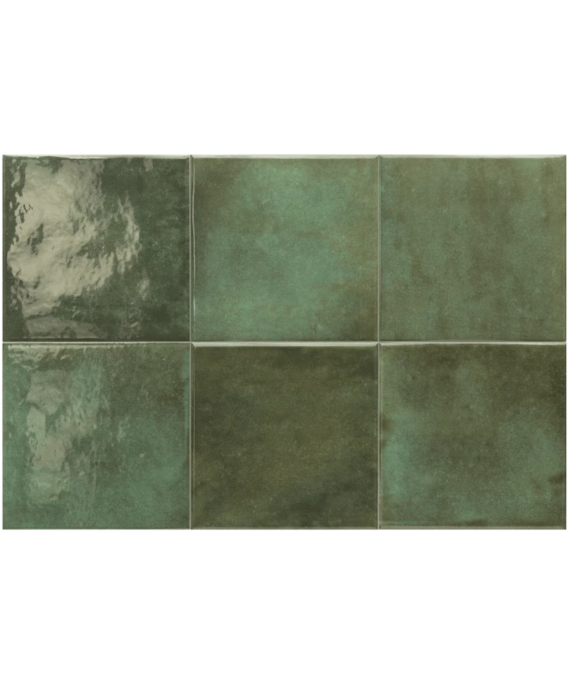 Carrelage Spa&Pools Moss Green 15x15 cm - détail du carreau 2