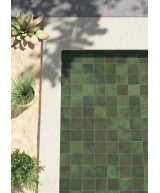 Carrelage Spa&Pools Moss Green 15x15 cm - vue d’ambiance 2