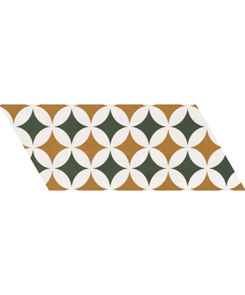 Carrelage Chevron Patchwork Color Droit 9x20,5 cm - détail du carreau 17