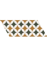 Carrelage Chevron Patchwork Color Droit 9x20,5 cm - détail du carreau 17