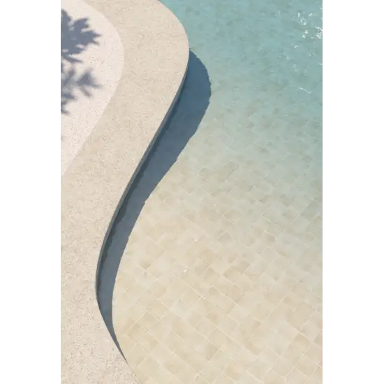 Carrelage Spa&Pools Canvas Mat 15x15 cm - mise en situation