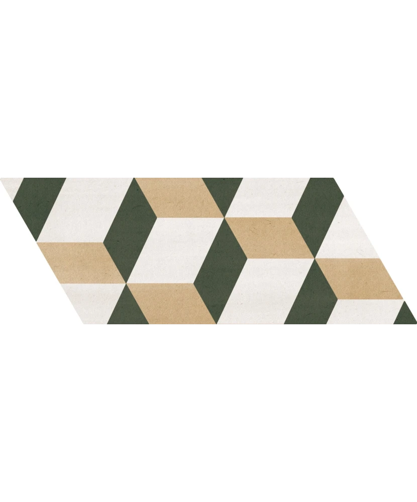 Carrelage Chevron Patchwork Color Droit 9x20,5 cm - détail du carreau 19