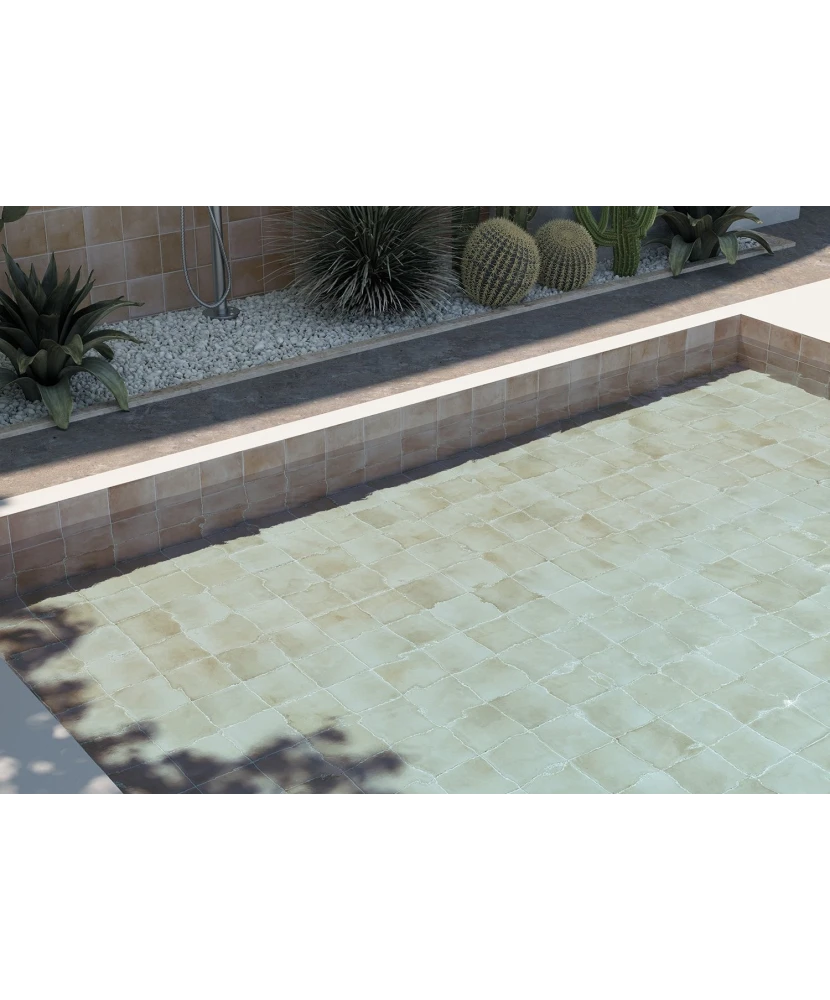 Carrelage Spa&Pools Canvas Mat 15x15 cm - vue d’ambiance 3