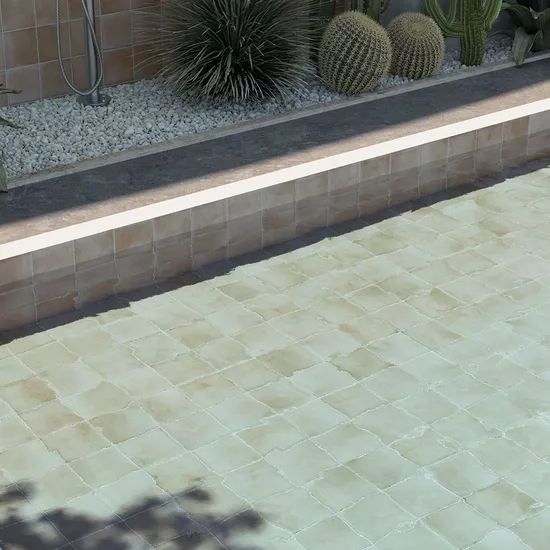 Carrelage Spa&Pools Canvas Mat 15x15 cm - vue d’ambiance 3