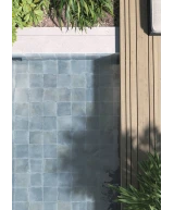 Carrelage Spa&Pools Sea Mat 15x15 cm - posé dans un espace piscine