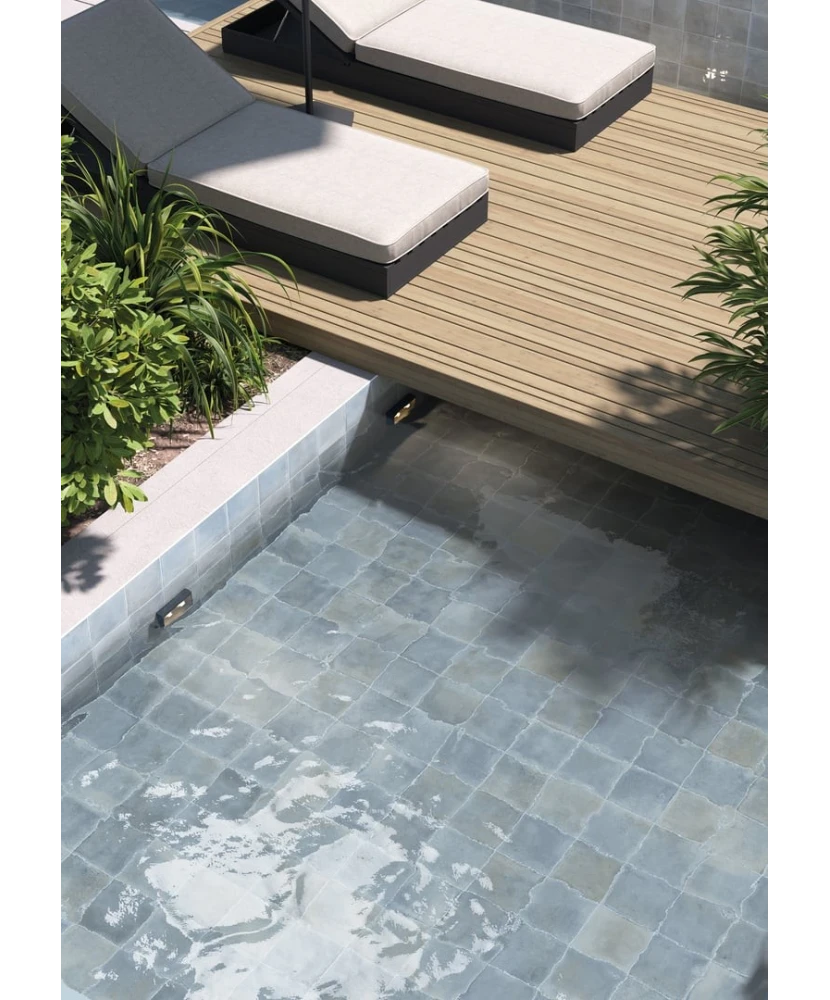Carrelage Spa&Pools Sea Mat 15x15 cm - vue d’ambiance 2